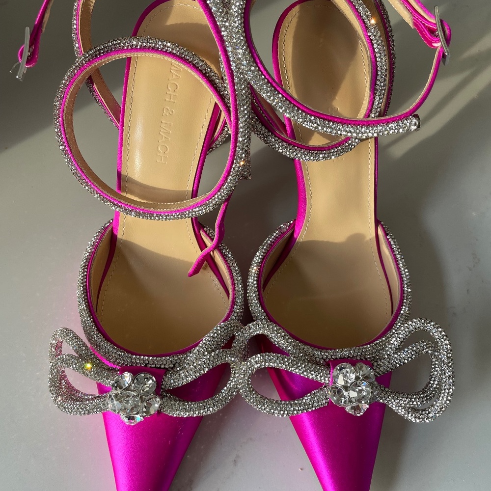 Brand New Mach Mach Bow Heels with Box (sold out)